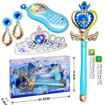 Childrens Flash Music Magic Ware Ice Fairy Stick Ice Fairy Bar Princess Halloween Dress Up Girl Toys