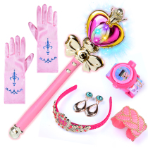 Childrens luminous music Princess Magic wand toy music flash girl Halloween performance props dress up