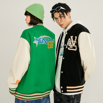 (Zhao Rang the same model) VASCO National Tide brand American hip-hop baseball suit Joker loose couple jacket jacket