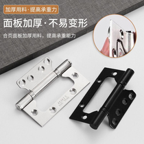 4-inch stainless steel hinges silent bearing door solid wood door slot-free 304 hinges 5-inch black hinge