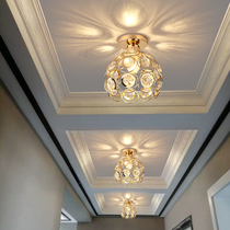 Simple and modern corridor lights Aisle lights Living room entrance lights Balcony lights LED crystal creative personality downlight