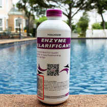 Siberchlor enzyme clarifying agent swimming pool bath does not suck up clear blue flocculation precipitation water purifier