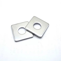 Square Spacer Sheet Flat Pad Square Spacer Galvanized Thickened Spacer Gaskets M8 * 30 * 30 * 3