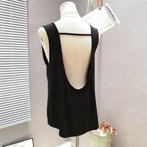 Fat MM2 - 300 kg hanging woman in summer loose and wearing tide - shade tummy sleeveless backward super - code coat