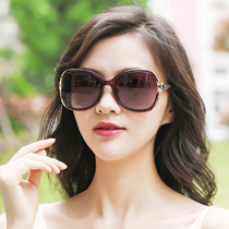 Sunglasses female Korean version of the tide sunglasses female anti-UV large frame Fox net red 2020 women polarized driving glasses