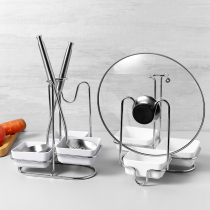 Stainless Steel Soup Spoon Rack Tofire Pan Store Spoon Rack Pan Lid Rack Hot Pot Soup Spoon Leaking Spoon Restaurant Hanging Spoon Rack Chopsticks Shelf