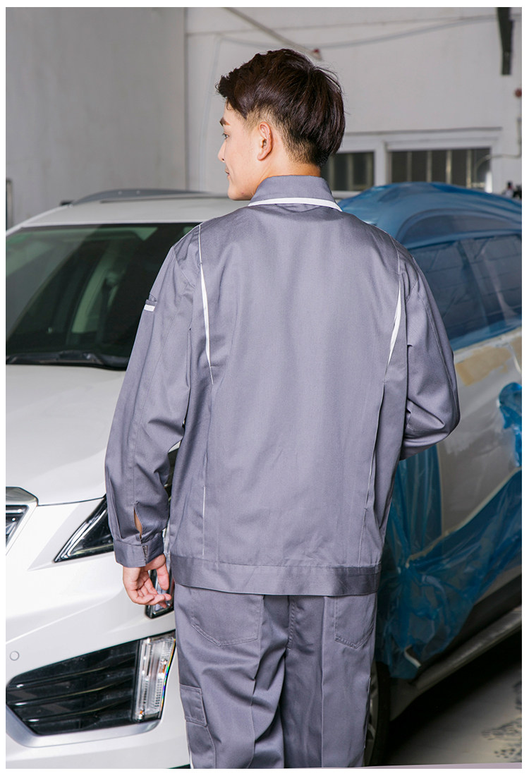 bmw宝马长袖工作服汽车4s店售后维修工作服工装加棉加绒车间工服