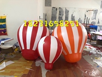 Inflatable decoration falling earth PVC lift-off hot air balloon Air single double layer helium advertising ball Air model customization