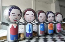 Custom tumbler cartoon model Inflatable stage air mold props Inflatable dad model Tumbler air mold