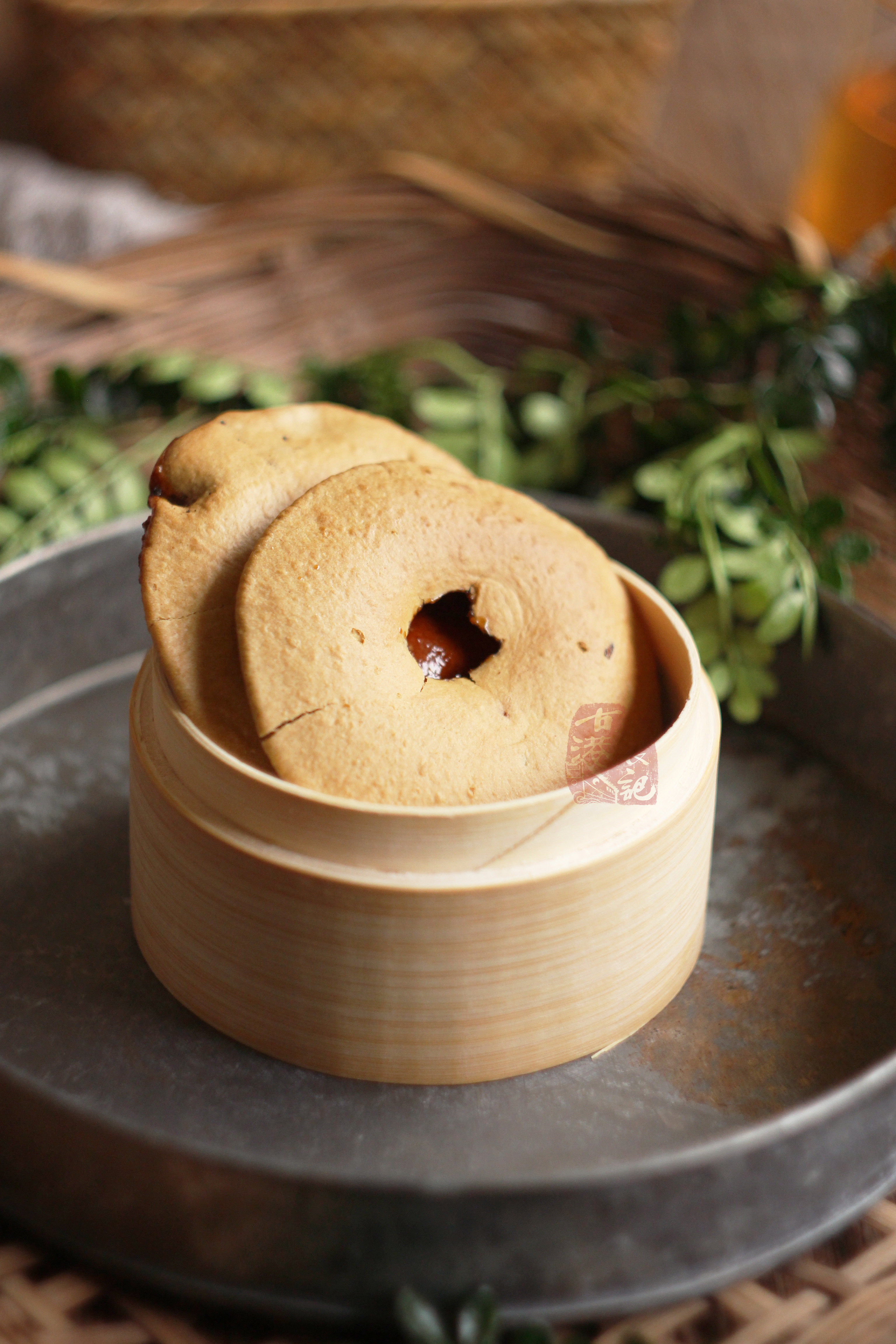 古港食记| 潮汕惠来特产手工红糖肚脐饼双炉饼传统小吃零食200g