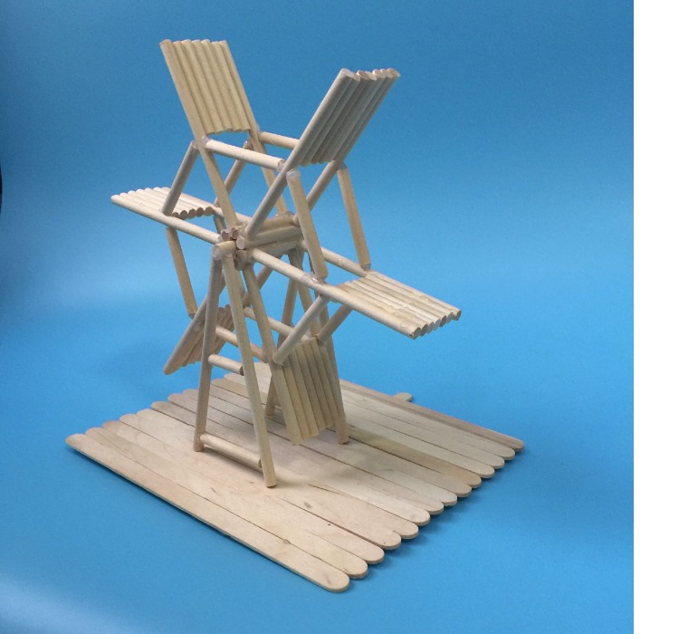 圆木棒木棍立体构成材料 diy风车制作模型耗材雪糕棒木棒包邮