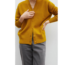 Breaking code very interesting weaving good-looking color German BY Yangtze yarn Th * R * w wool profile cardigan