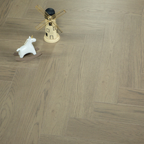 Gray herrthrough fish bone parquet flooring Nordic home floor heating clothing store waterproof and wear-resistant reinforced composite floor