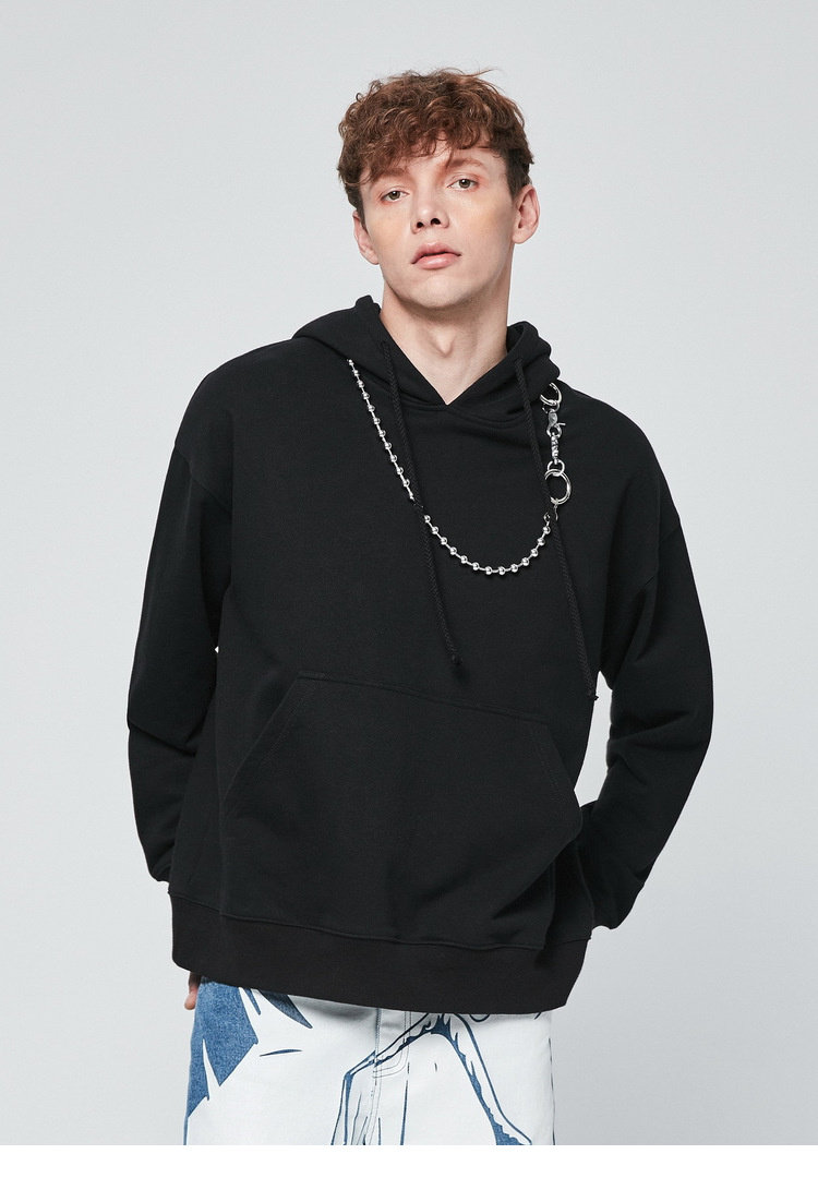 【inxx】screw loose 潮牌长袖图案印花连帽毛圈卫衣新款情侣装