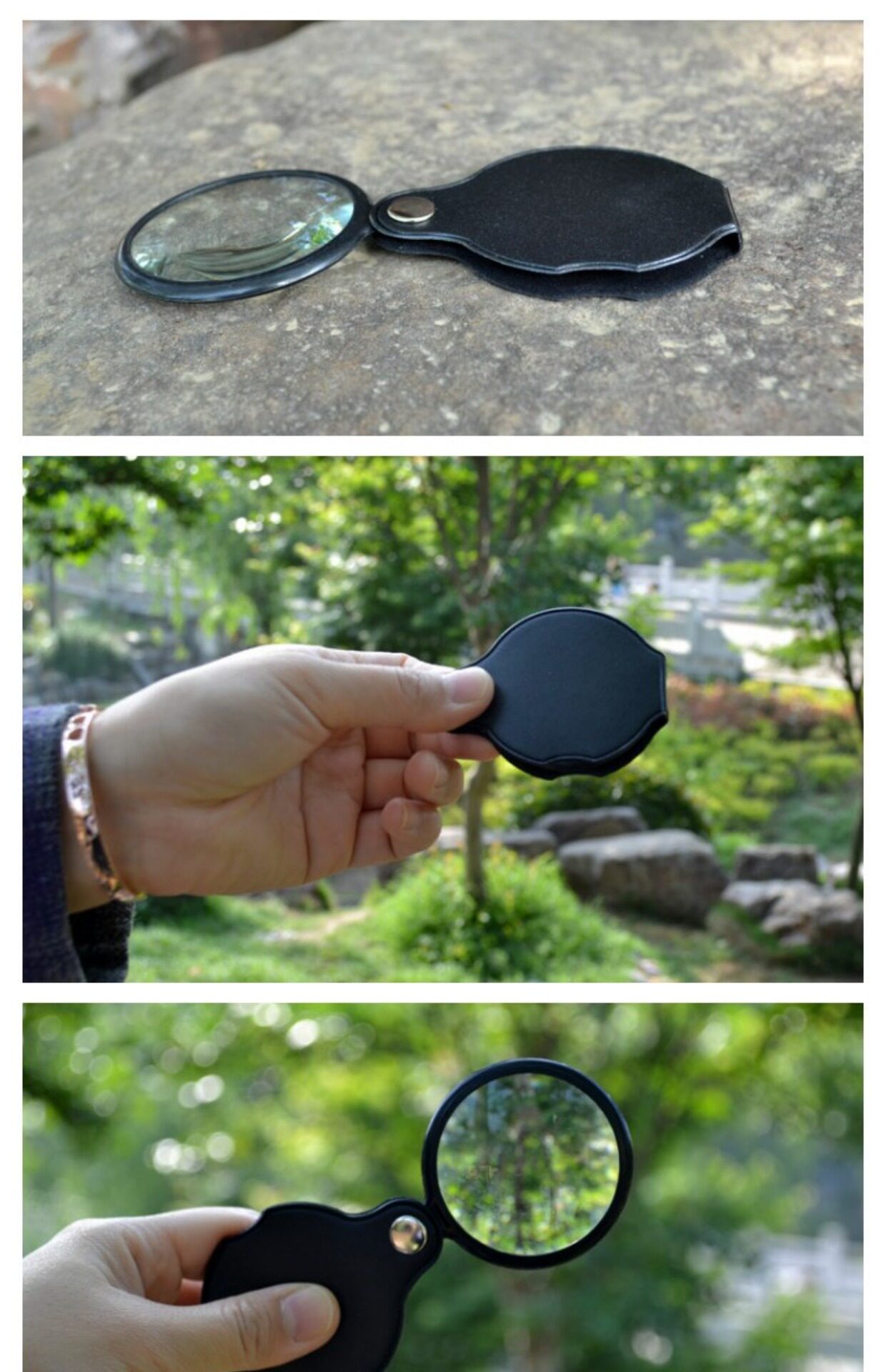 风行户外放大镜10倍高清放大老人阅读看报迷你儿童便携手持式包邮