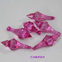 Imitation crystal beads curtain pendant head DIY jewelry pendant head Crystal pendant beads curtain beads etc