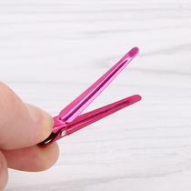 Boxed perm color aluminum hairpin push corrugated positioning clip Barber clip hairdressing split clip hair salon hair texture hot clip