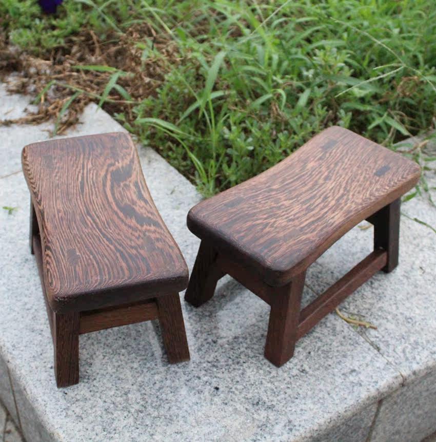 鸡翅木小长凳实木简约田园小板凳原木沙发凳子中式怀旧儿童小木凳