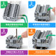 Phillips rail-type screw-free spring terminal block ST2.50.2-2.5MM fast in-line terminal row Phillips rail-type screw-free spring terminal block ST2.50.2-2.5MM fast in-line terminal row