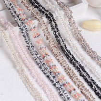 Long two meters small fragrant wind pearl lace lace accessories nail beads decoration handmade diy collar dress shirt skirt material