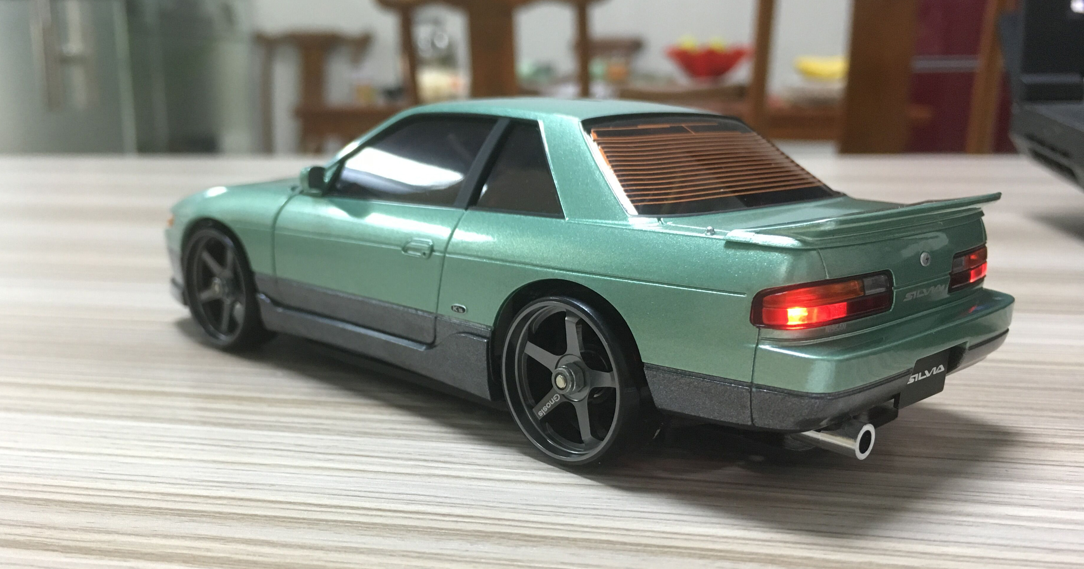 28蚊车mini-q 集成电路车灯 ae86专用灯组六灯 前白黄后红