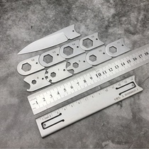 Mountain riding car edc kit multifunctional combination card knife wrench set disassembly repair tool