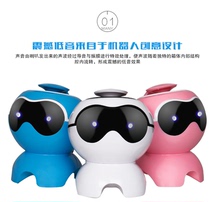Robot dog creative small speaker Desktop USB small stereo mobile phone subwoofer mini speaker