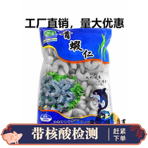 Hengsheng Handpicked Fresh Green Shrimp Jen Quick-frozen Shrimp Jen 51 60 Handmade to shell Shrimp Line Family Clothing Three Packs