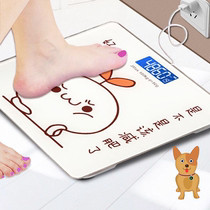 Home Smart Flat Electronic Scale Weight Men and Women Household Small Battery Portable Weighing Precision