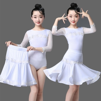 Latin dance clothes standard competition costume new children Latin dance regulations practice training performance clothes women