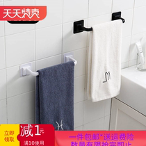 Towel rack bathroom rack hanger hanger pendant dishcloth suction cup non-punching kitchen toilet towel bar