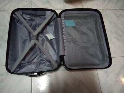 寄顺丰呢，快递很快，箱子质量不错。