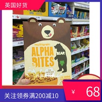 Spot British BEAR BEAR multi-grain high calcium letter Macloons imported baby breakfast New date 2022