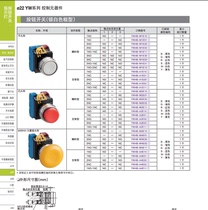 Original dress Japan and Quanyou IDEC button switch LED YW4B-M2E01W original dress