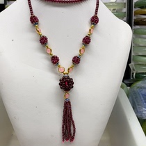 The pomegranate stone necklace 110