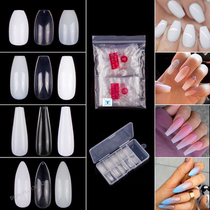 500pcs To 600pcs Ballerina Nail Art Tips Natural False Coffi