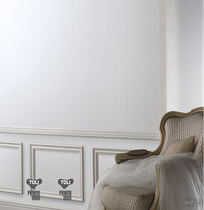 Japan imported wallpaper beige vertical stripe fabric wallpaper bedroom living room full of simple wallpaper WVP2378