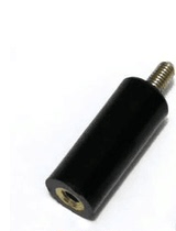 Black bakelite column M3-(8x10-6 50-6)Single-head support column Built-in copper insert insulation isolation column