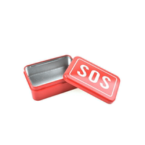 Outdoor Equipped Field Survival Tool Containing box Emergency Pack SOS Lifesaving Box Red Multipurpose Courtbox