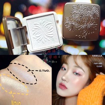 NOVO high-gloss powder tray three-dimensional repair nose shadow silhouette Polarized repair brightening powder pearlescent with glitter