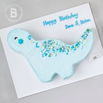 BITOlogy (LITTLE DINOSAUR OF LOVE) C137 CREAM CHILDREN CREATIVE BIRTHDAY CAKE CO-CITY DISTRIBUTION