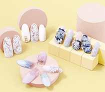 (Spot) sha-nail pro lace Flower cotton Flower lace sticker two color