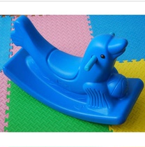 Childrens toys young children rocking horse toy Trojans rocking horse plastic pony rocking Matt prices