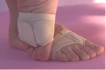 5 yuan belly dance practice shoe cover forefoot foot cover exposed toe pad 2 holes dance foot cover dance foot cover