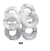 Round transparent beaded fish line non-elastic crystal line handmade diy beaded material 0 4-1 0mm