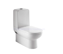 HCG and sanitary CS4630DAW split top press silent water-saving toilet Zhijie glazed toilet