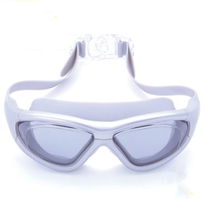 Brand goggles mens and womens swimming goggles enlarged frame with adjustment bag nose bridge waterproof and sealed with myopia goggles