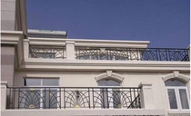Iron guardrail courtyard cast iron villa balcony iron fence residential fence engineering fence custom-made