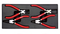 European Yiertuo YATo imported tools 4-piece retaining ring pliers retainer pliers tray set YT-55442