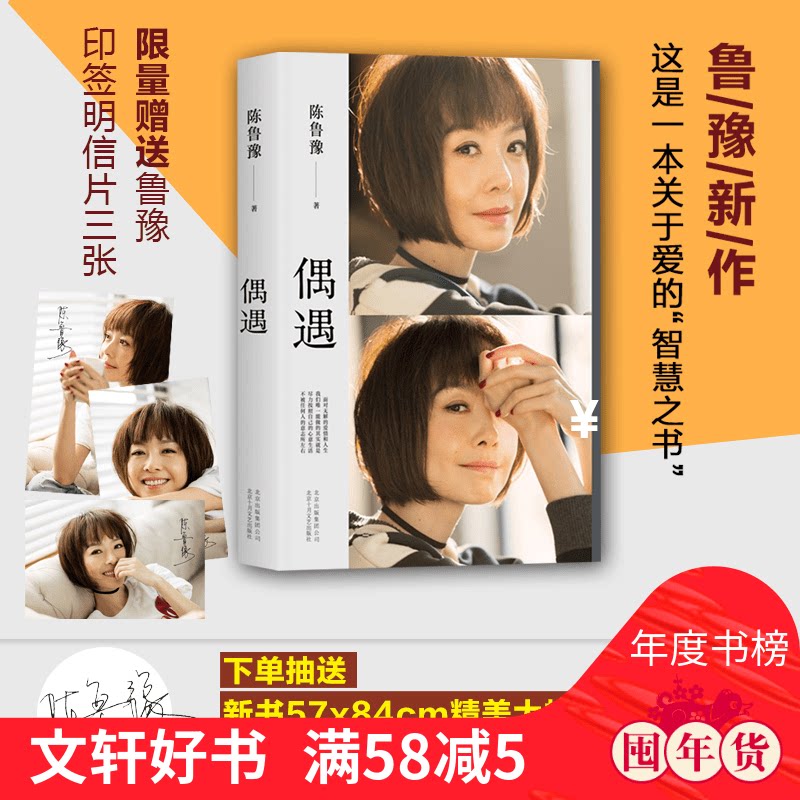 偶遇 陈鲁豫的书 中国现当代文学散文随笔正版小说书籍 心相约豫约